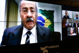 Senador Chico Rodrigues (DEM-RR), em pronunciamento via videoconferência. Foto: Leopoldo Silva/Agência Senado